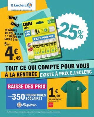 Image du folder E.Leclerc Lexy – 25G045G