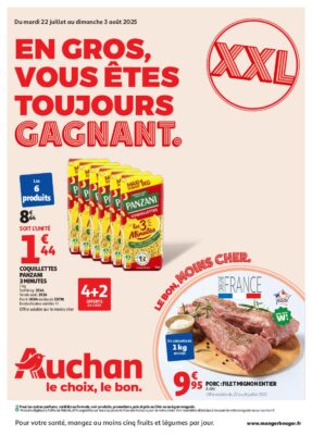 Image du folder Auchan France – En gros, vous êtes toujours gagnant.